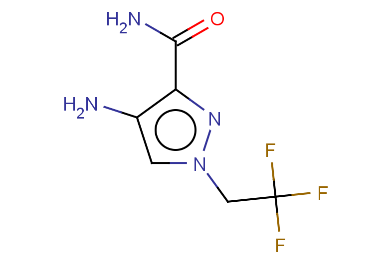 4-amino-1-(2,2,2-trifluoroethyl)-1H-pyrazole-3-carboxamide