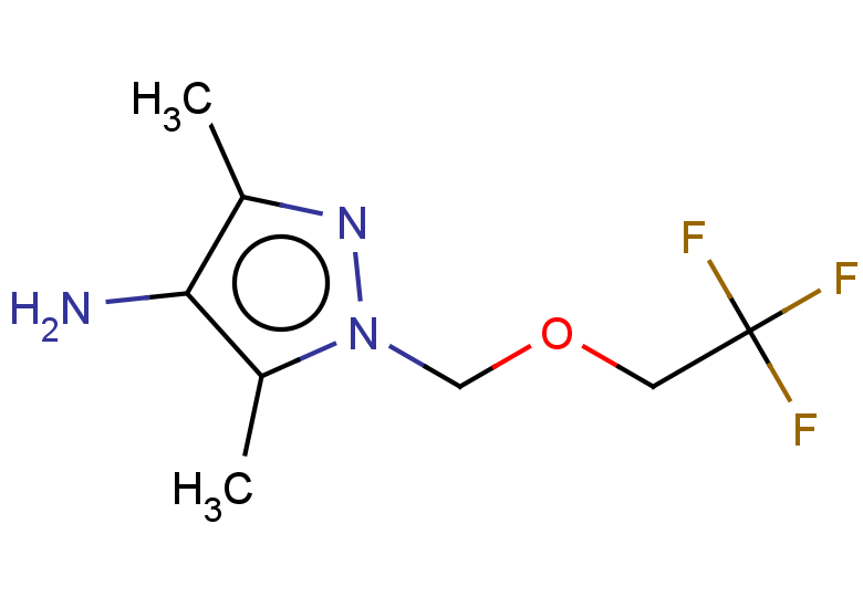 3,5-dimethyl-1-[(2,2,2-trifluoroethoxy)methyl]-1H-pyrazol-4-amine