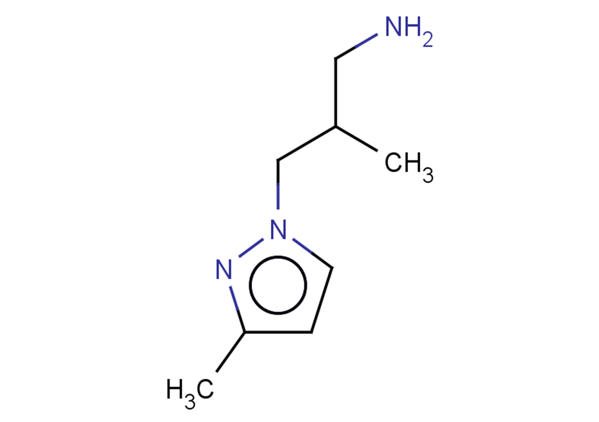 2-methyl-3-(3-methyl-1H-pyrazol-1-yl)propan-1-amine