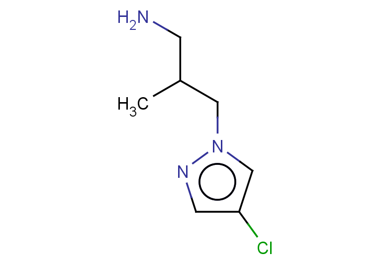 3-(4-chloro-1H-pyrazol-1-yl)-2-methylpropan-1-amine