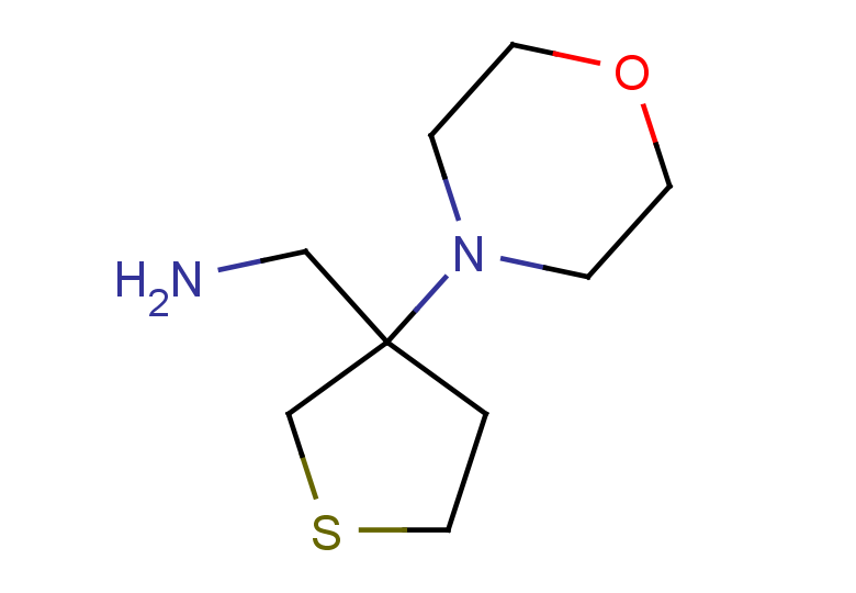 [3-(morpholin-4-yl)thiolan-3-yl]methanamine