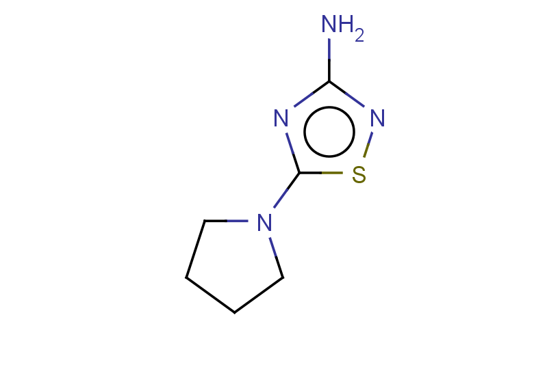 5-(pyrrolidin-1-yl)-1,2,4-thiadiazol-3-amine