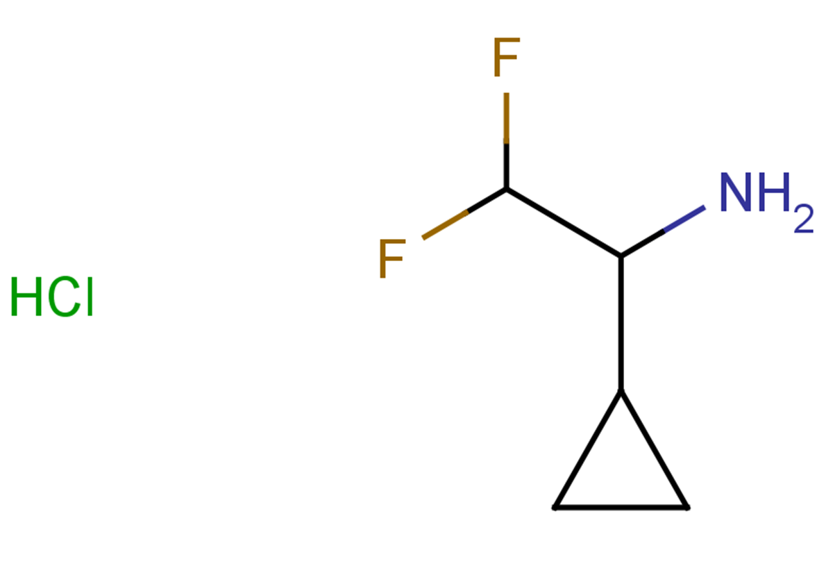 1-cyclopropyl-2,2-difluoroethan-1-amine hydrochloride