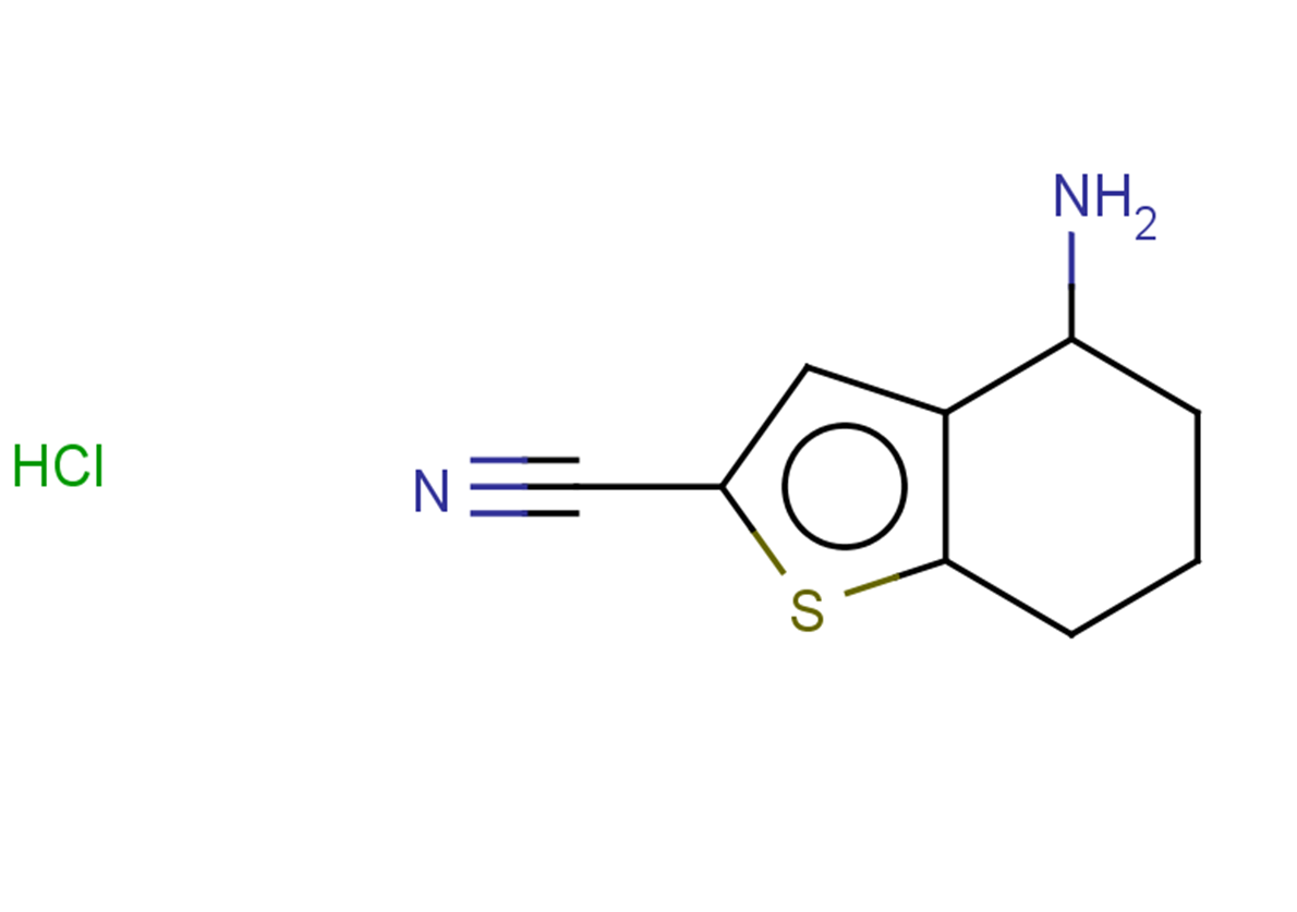 4-amino-4,5,6,7-tetrahydro-1-benzothiophene-2-carbonitrile hydrochloride
