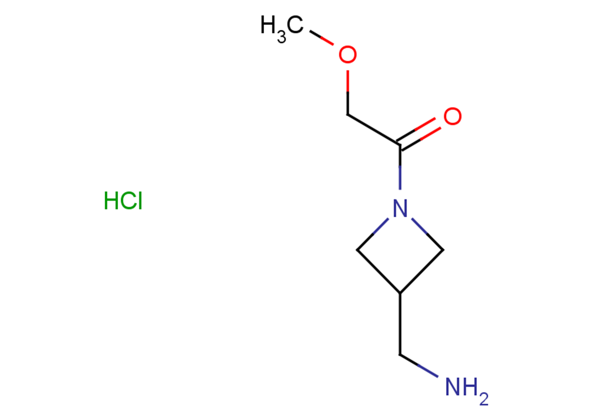 1-[3-(aminomethyl)azetidin-1-yl]-2-methoxyethan-1-one hydrochloride