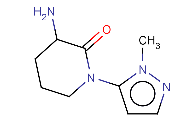 3-amino-1-(1-methyl-1H-pyrazol-5-yl)piperidin-2-one