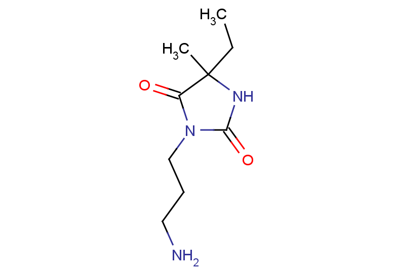 3-(3-aminopropyl)-5-ethyl-5-methylimidazolidine-2,4-dione