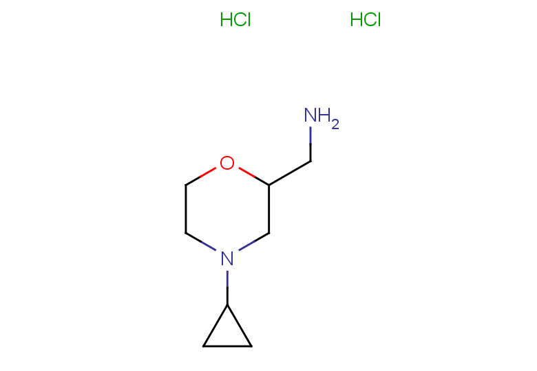 (4-cyclopropylmorpholin-2-yl)methanamine dihydrochloride