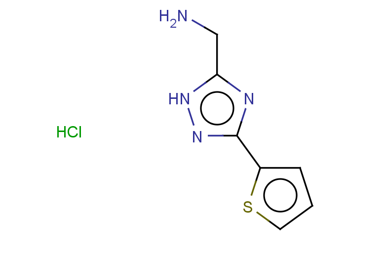 [3-(thiophen-2-yl)-1H-1,2,4-triazol-5-yl]methanamine hydrochloride