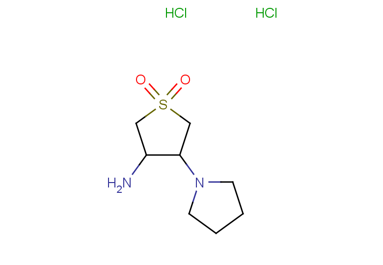 3-amino-4-(pyrrolidin-1-yl)-1lambda6-thiolane-1,1-dione dihydrochloride