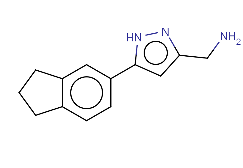 [5-(2,3-dihydro-1H-inden-5-yl)-1H-pyrazol-3-yl]methanamine