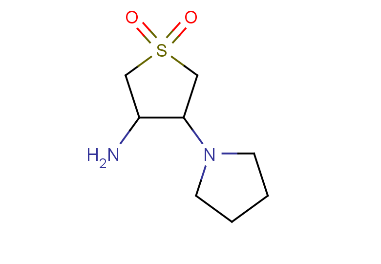 3-amino-4-(pyrrolidin-1-yl)-1lambda6-thiolane-1,1-dione, Mixture of diastereomers