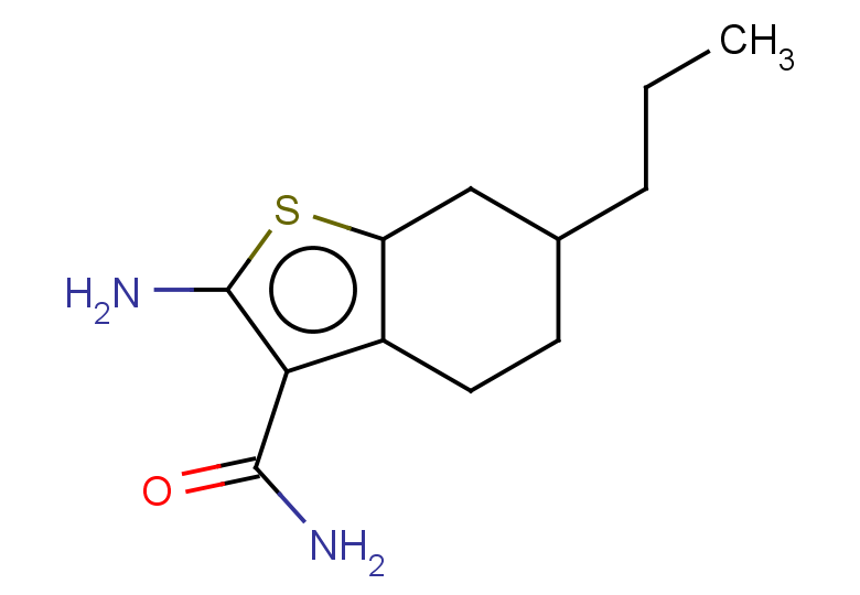 2-amino-6-propyl-4,5,6,7-tetrahydro-1-benzothiophene-3-carboxamide
