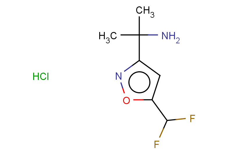 2-[5-(difluoromethyl)-1,2-oxazol-3-yl]propan-2-amine hydrochloride