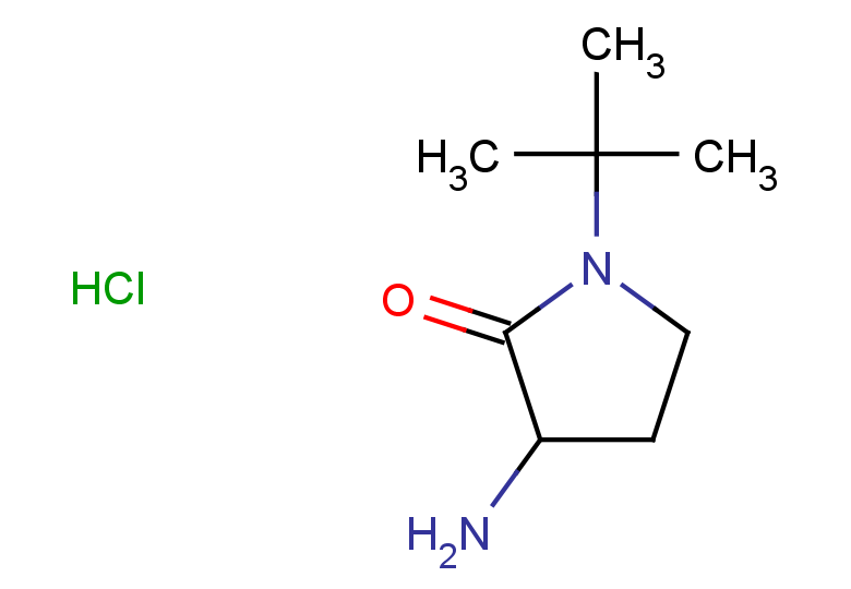 3-amino-1-tert-butylpyrrolidin-2-one hydrochloride