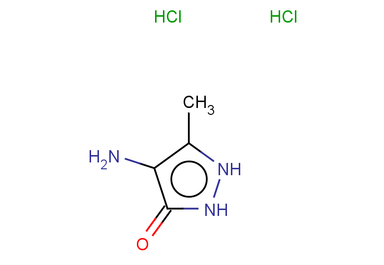 4-amino-5-methyl-2,3-dihydro-1H-pyrazol-3-one dihydrochloride