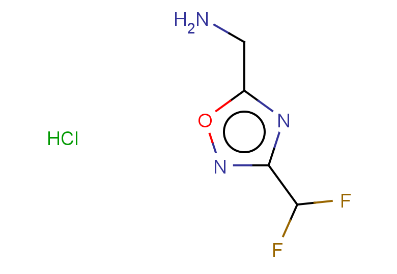 [3-(difluoromethyl)-1,2,4-oxadiazol-5-yl]methanamine hydrochloride