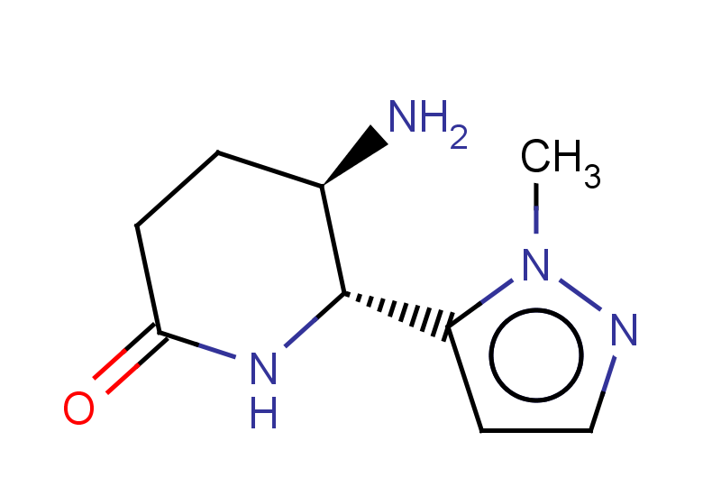 rac-(5R,6R)-5-amino-6-(1-methyl-1H-pyrazol-5-yl)piperidin-2-one, trans