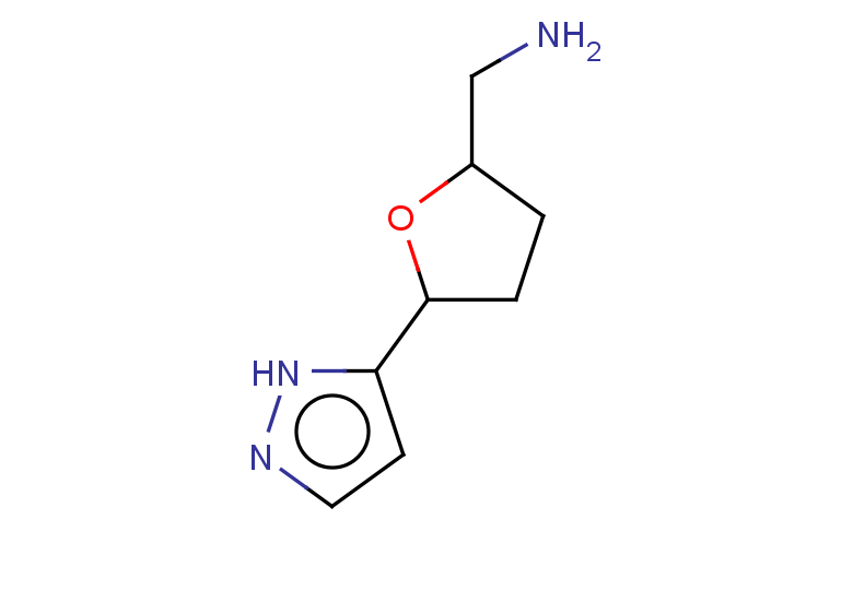 [5-(1H-pyrazol-5-yl)oxolan-2-yl]methanamine, Mixture of diastereomers