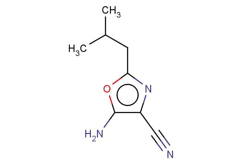 5-amino-2-(2-methylpropyl)-1,3-oxazole-4-carbonitrile