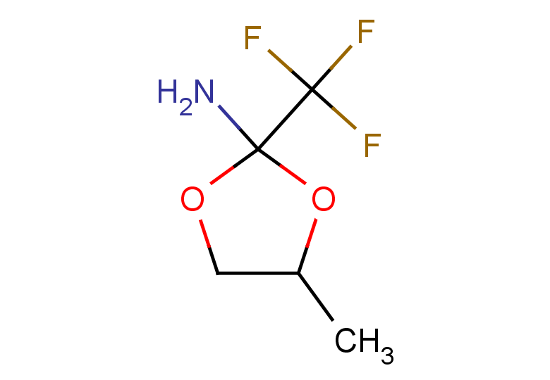 4-methyl-2-(trifluoromethyl)-1,3-dioxolan-2-amine