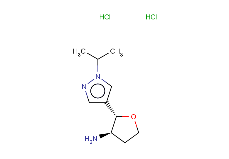 rac-(2R,3S)-2-[1-(propan-2-yl)-1H-pyrazol-4-yl]oxolan-3-amine dihydrochloride, trans