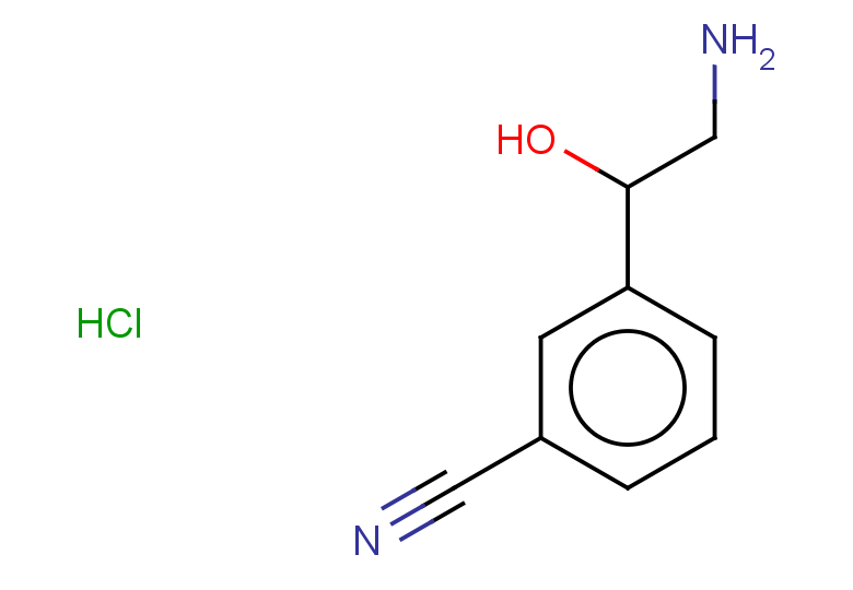 3-(2-amino-1-hydroxyethyl)benzonitrile hydrochloride
