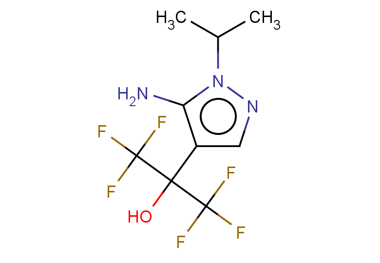 2-[5-amino-1-(propan-2-yl)-1H-pyrazol-4-yl]-1,1,1,3,3,3-hexafluoropropan-2-ol