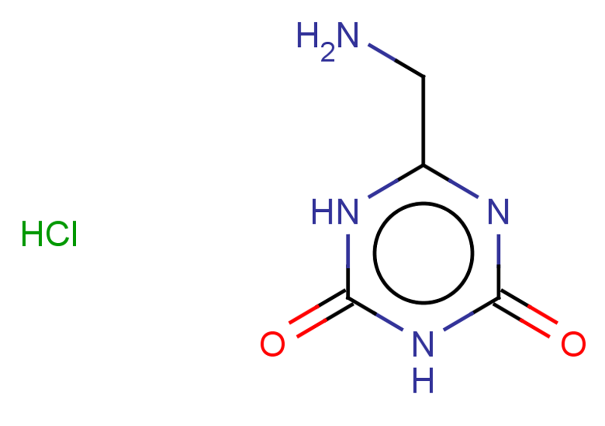 6-(aminomethyl)-1,2,3,4-tetrahydro-1,3,5-triazine-2,4-dione hydrochloride