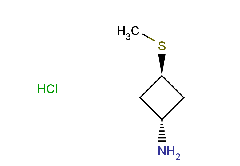 3-(methylsulfanyl)cyclobutan-1-amine hydrochloride