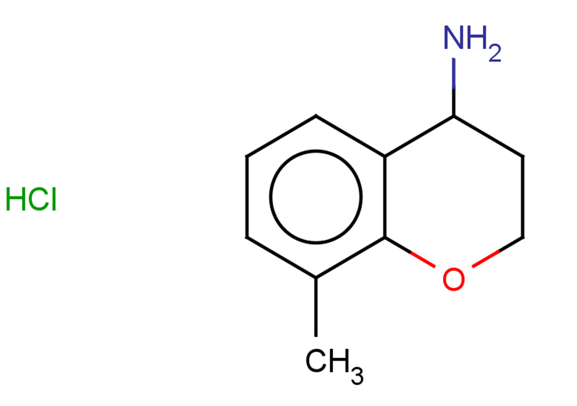 8-methyl-3,4-dihydro-2H-1-benzopyran-4-amine hydrochloride