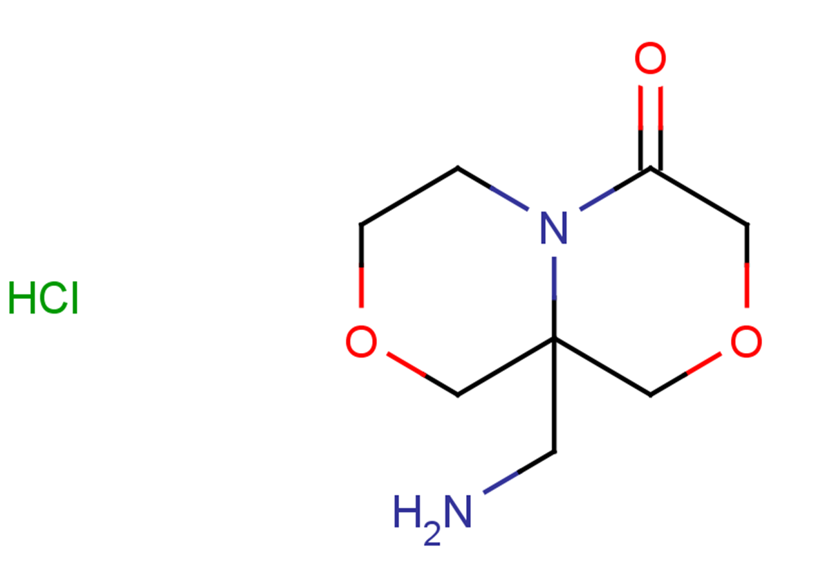 9a-(aminomethyl)-hexahydro-1H-[1,4]oxazino[3,4-c]morpholin-4-one hydrochloride