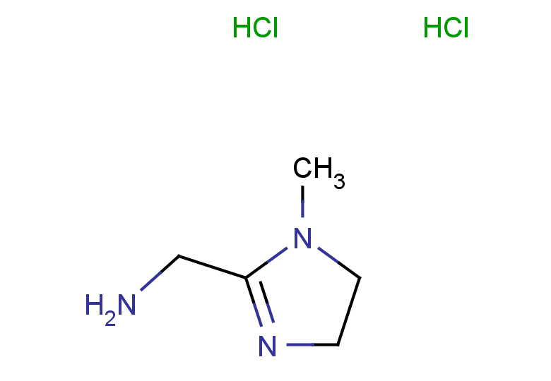 (1-methyl-4,5-dihydro-1H-imidazol-2-yl)methanamine dihydrochloride