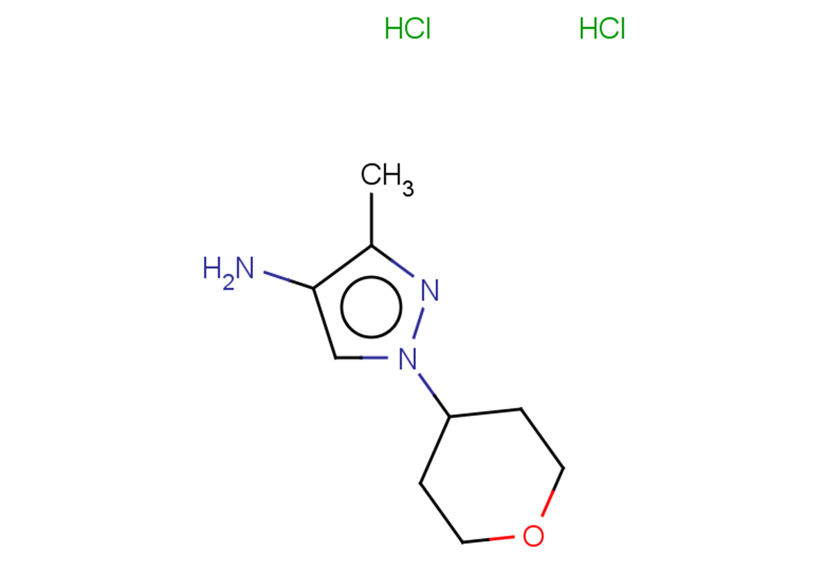 3-methyl-1-(oxan-4-yl)-1H-pyrazol-4-amine dihydrochloride