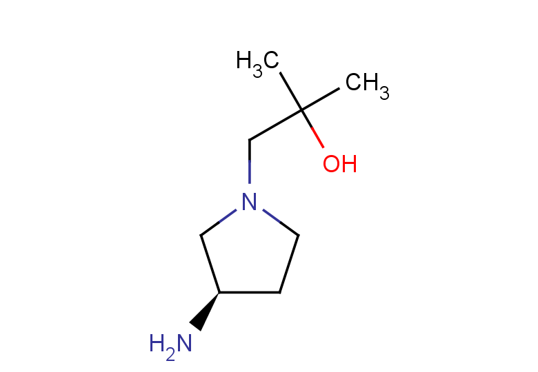 1-[(3R)-3-aminopyrrolidin-1-yl]-2-methylpropan-2-ol