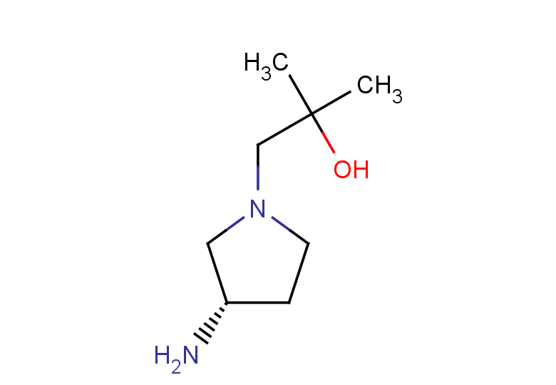 1-[(3S)-3-aminopyrrolidin-1-yl]-2-methylpropan-2-ol