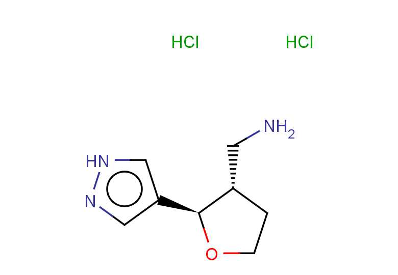 rac-[(2R,3S)-2-(1H-pyrazol-4-yl)oxolan-3-yl]methanamine dihydrochloride