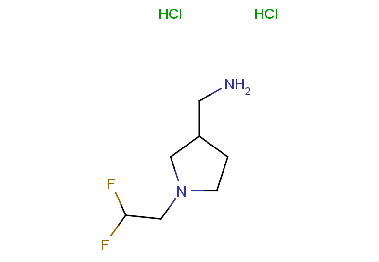 [1-(2,2-difluoroethyl)pyrrolidin-3-yl]methanamine dihydrochloride