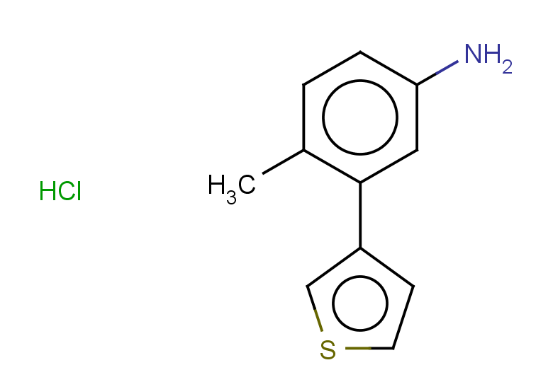 4-methyl-3-(thiophen-3-yl)aniline hydrochloride