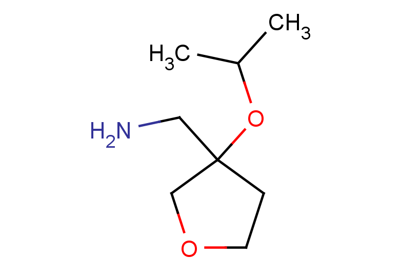 [3-(propan-2-yloxy)oxolan-3-yl]methanamine