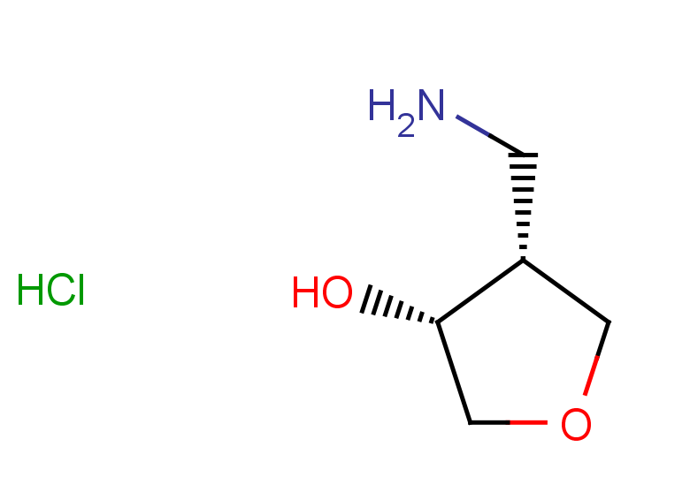 rac-(3R,4R)-4-(aminomethyl)oxolan-3-ol hydrochloride, cis