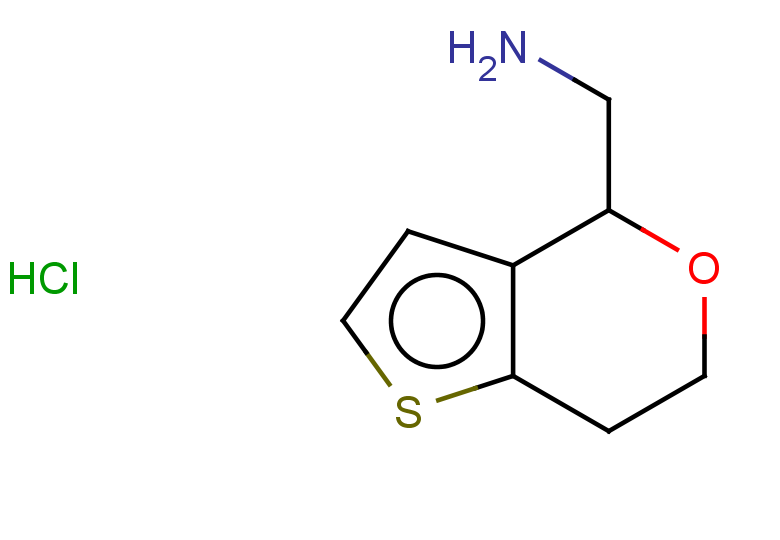 {4H,6H,7H-thieno[3,2-c]pyran-4-yl}methanamine hydrochloride