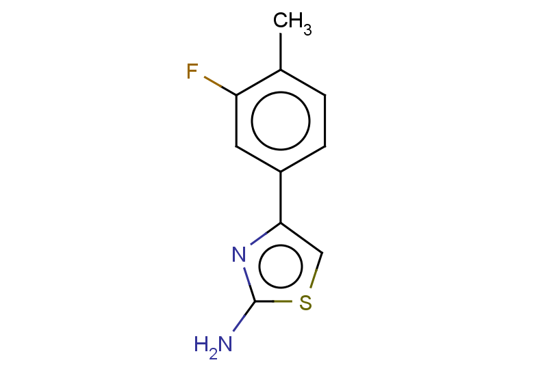 4-(3-fluoro-4-methylphenyl)-1,3-thiazol-2-amine