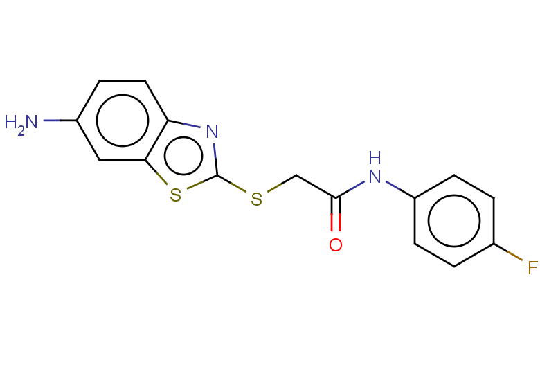 2-[(6-amino-1,3-benzothiazol-2-yl)sulfanyl]-N-(4-fluorophenyl)acetamide