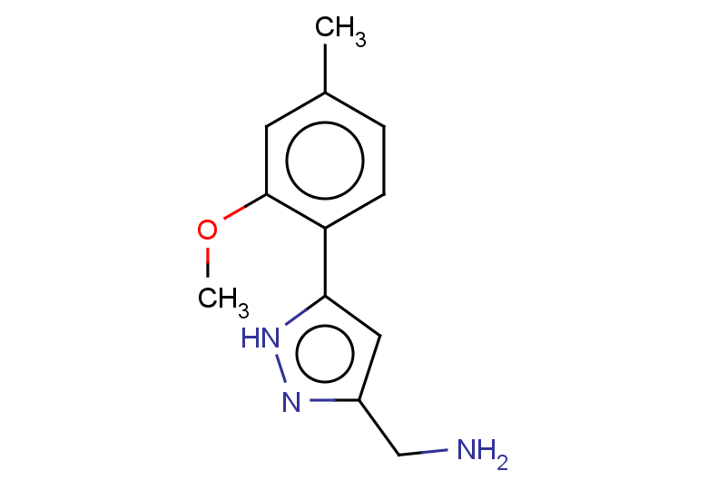 [5-(2-methoxy-4-methylphenyl)-1H-pyrazol-3-yl]methanamine