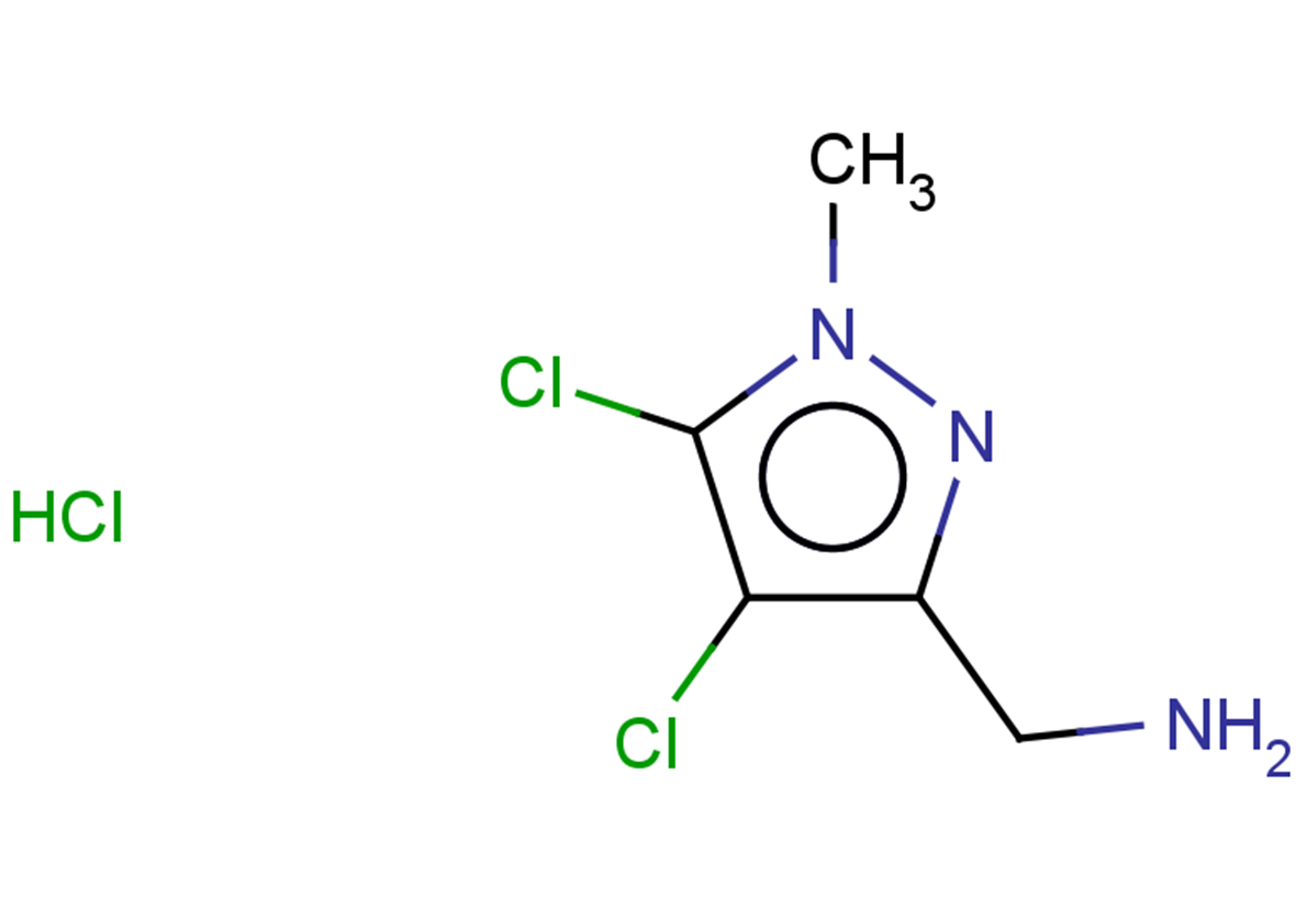 (4,5-dichloro-1-methyl-1H-pyrazol-3-yl)methanamine hydrochloride