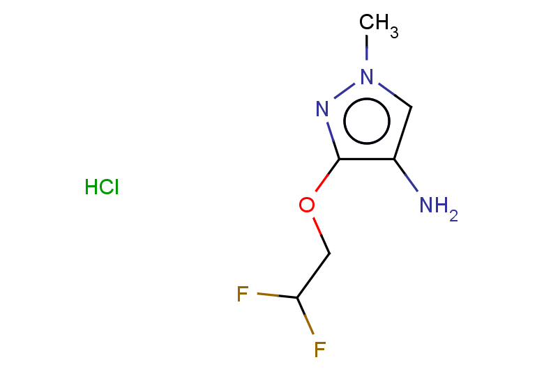 3-(2,2-difluoroethoxy)-1-methyl-1H-pyrazol-4-amine hydrochloride