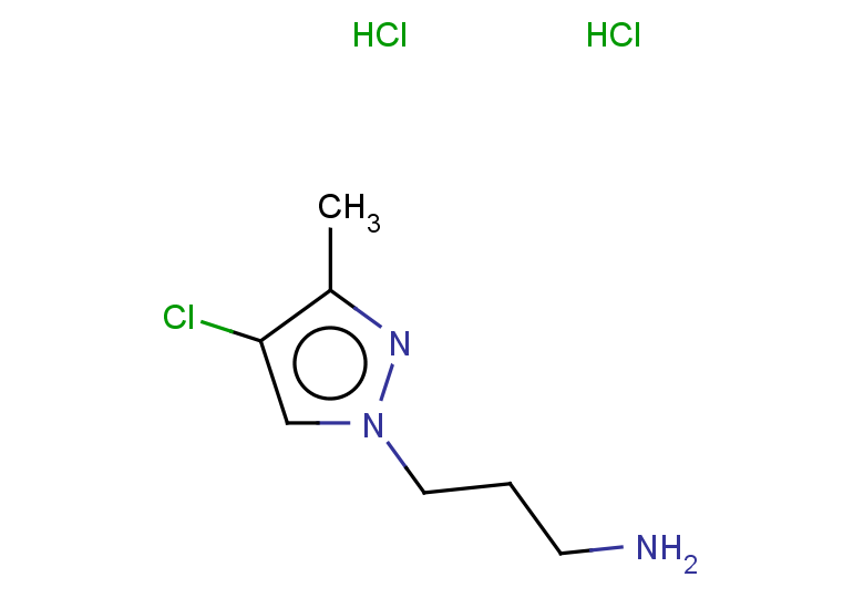 3-(4-chloro-3-methyl-1H-pyrazol-1-yl)propan-1-amine dihydrochloride