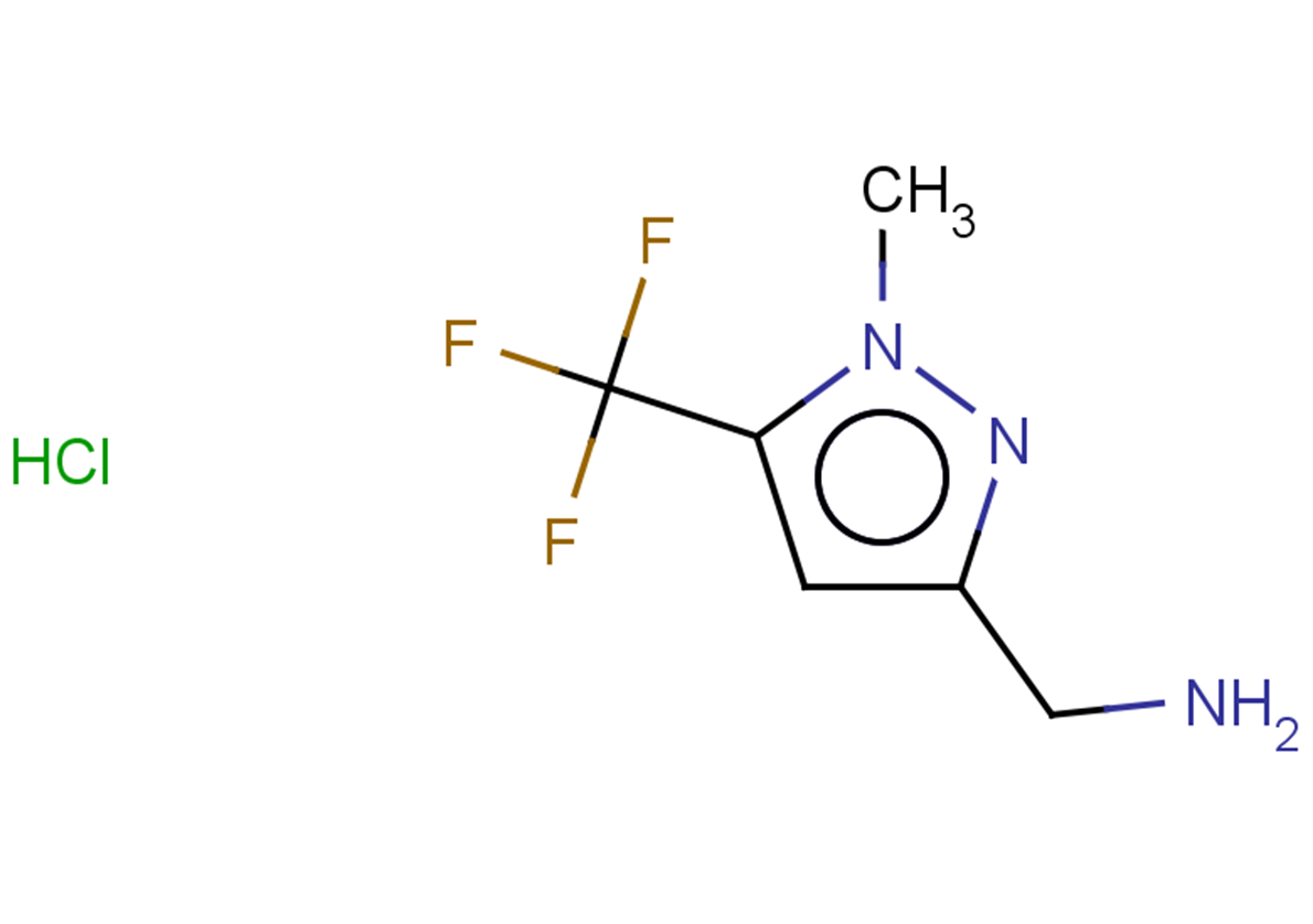 [1-methyl-5-(trifluoromethyl)-1H-pyrazol-3-yl]methanamine hydrochloride