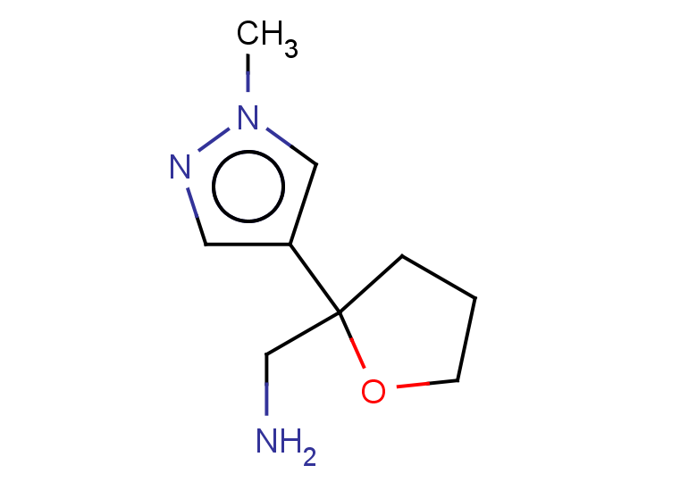 [2-(1-methyl-1H-pyrazol-4-yl)oxolan-2-yl]methanamine